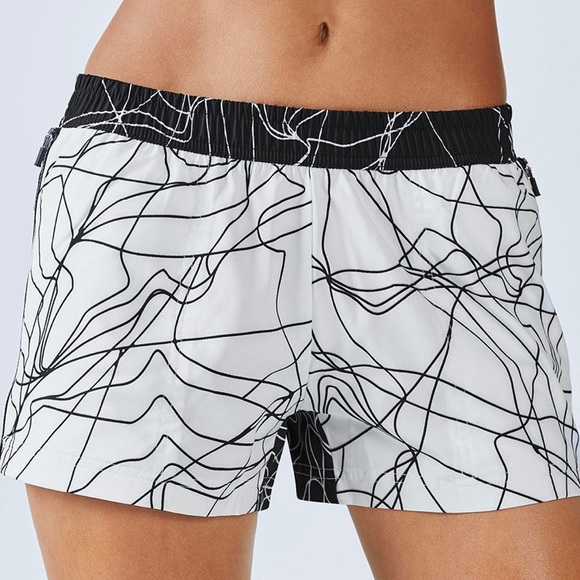 Fabletics Pants - Fabletics Eloise 2 tone patterned athletic shorts
